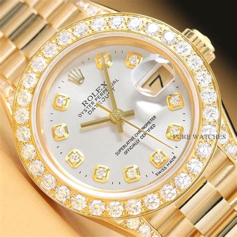 rolex gold watch women price|rolex diamond watches for women.